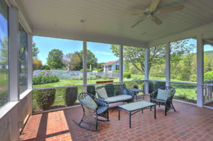 Screened Porch off Library
